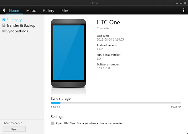 Htc sync manager download windows 10